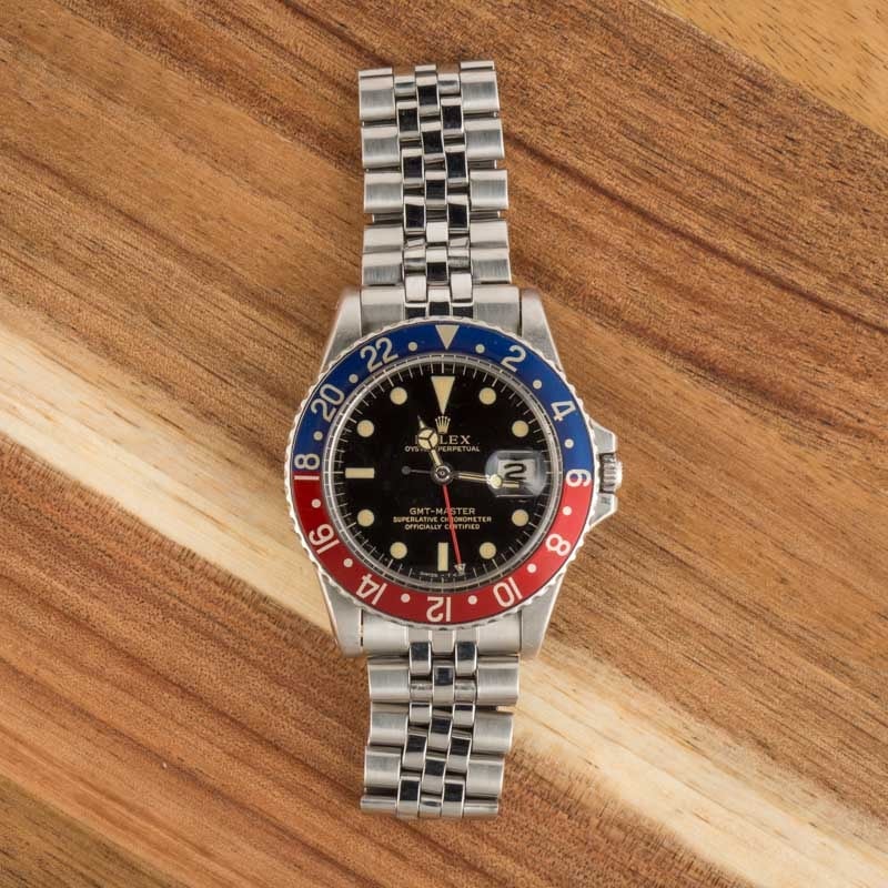 Vintage Rolex Pepsi GMT-Master 1675