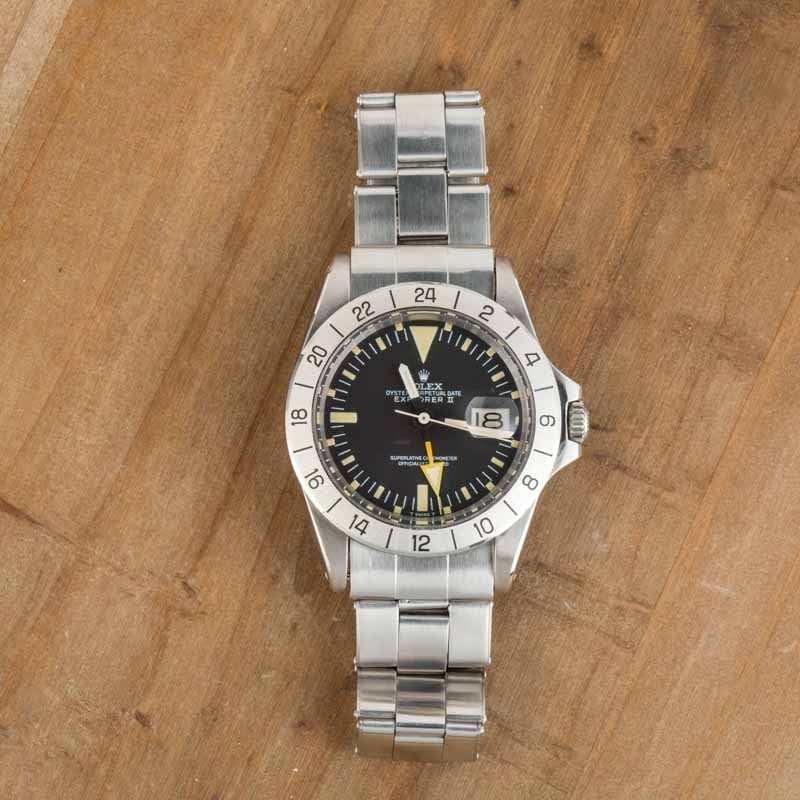 Vintage Rolex Explorer II Ref 1655 Steel Steve McQueen