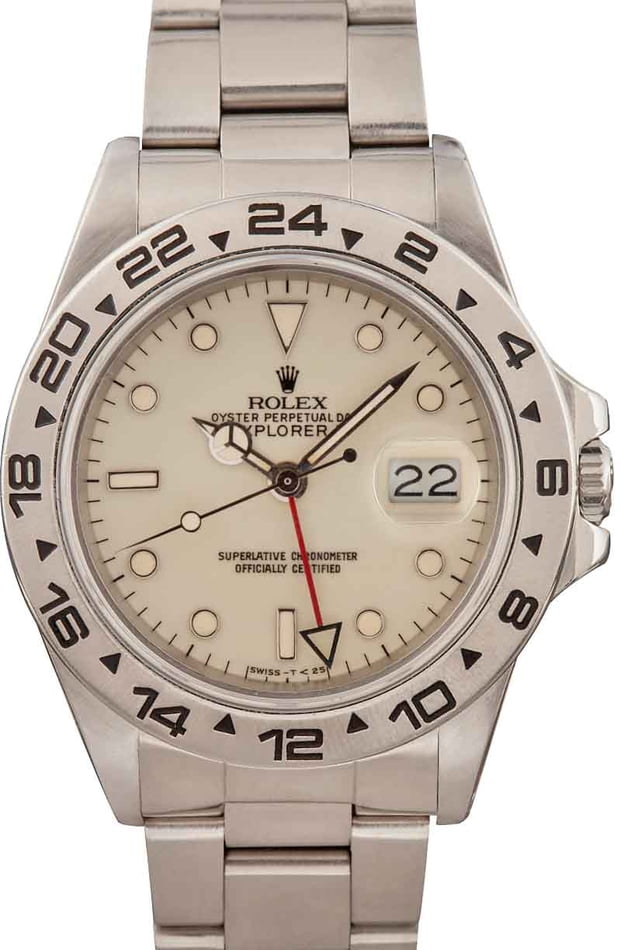Dum transfusion overraskelse Buy Used Rolex Explorer II 16550 | Bob's Watches - Sku: 154433