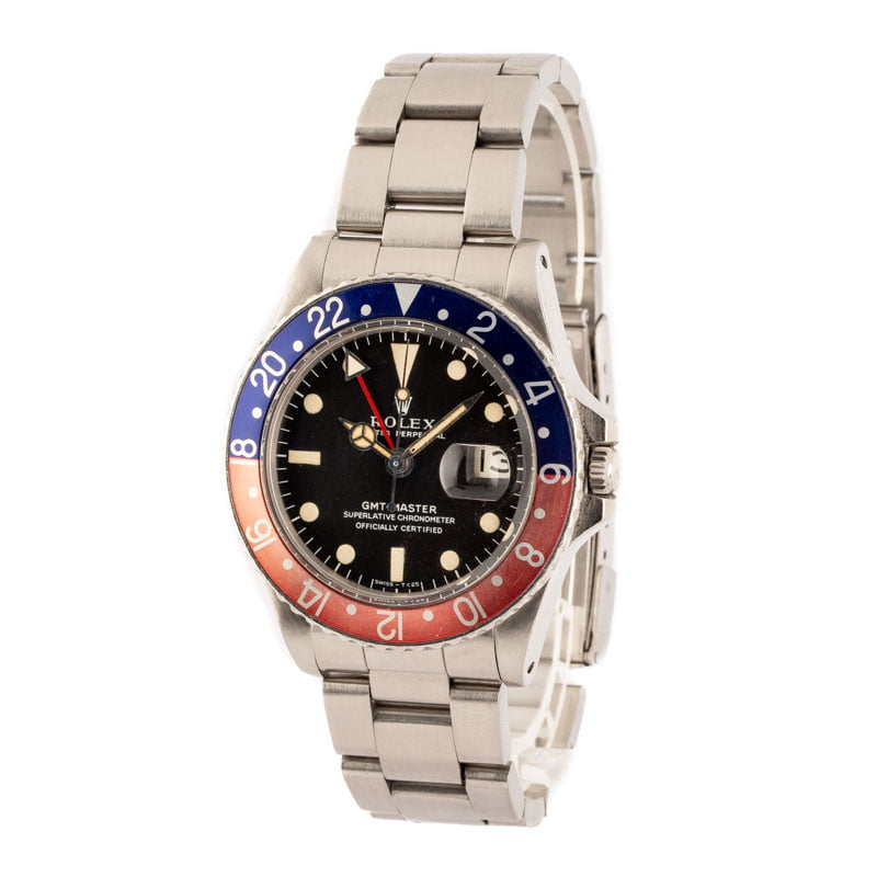 Vintage Rolex GMT-Master 1675 Steel Oyster