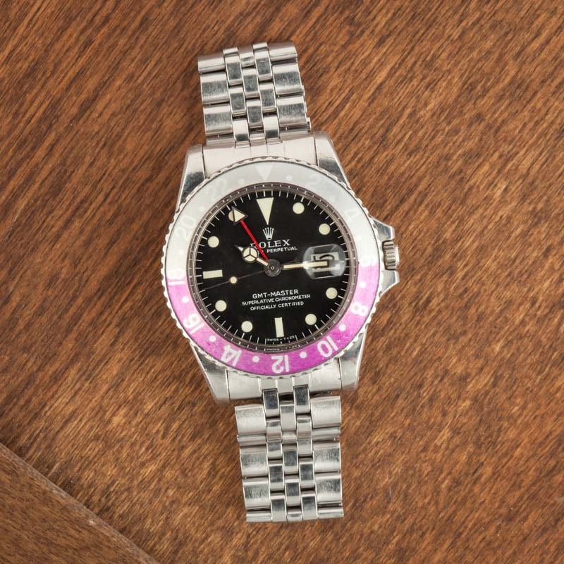 Vintage Rolex GMT-Master Ref 1675 Steel
