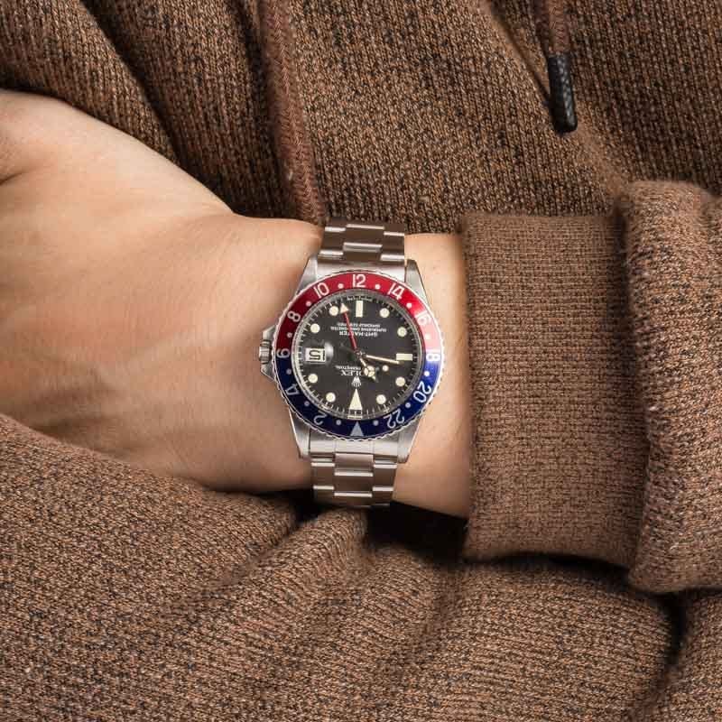 Vintage Rolex GMT-Master Ref 1675 Steel Pepsi