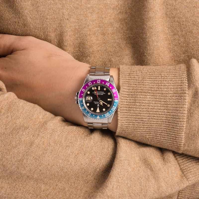 Vintage Rolex GMT-Master 1675 Fuchsia Bezel