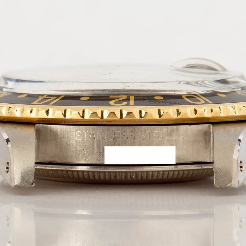 Vintage Rolex Mens GMT-Master 1675 Black 'Nipple' Dial