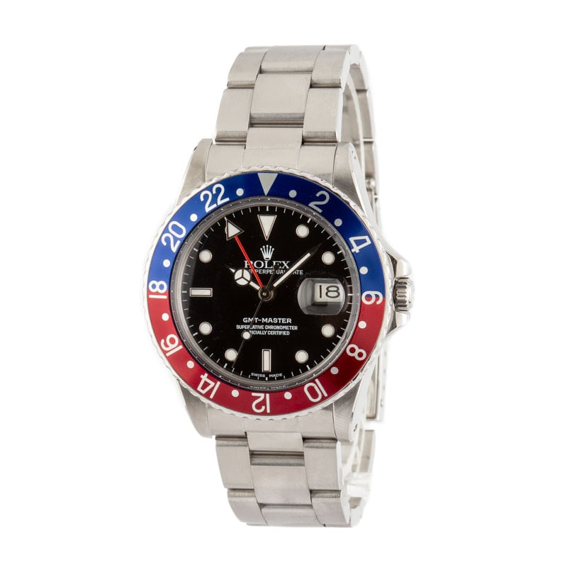 Vintage Rolex GMT-Master Ref 16750 Black