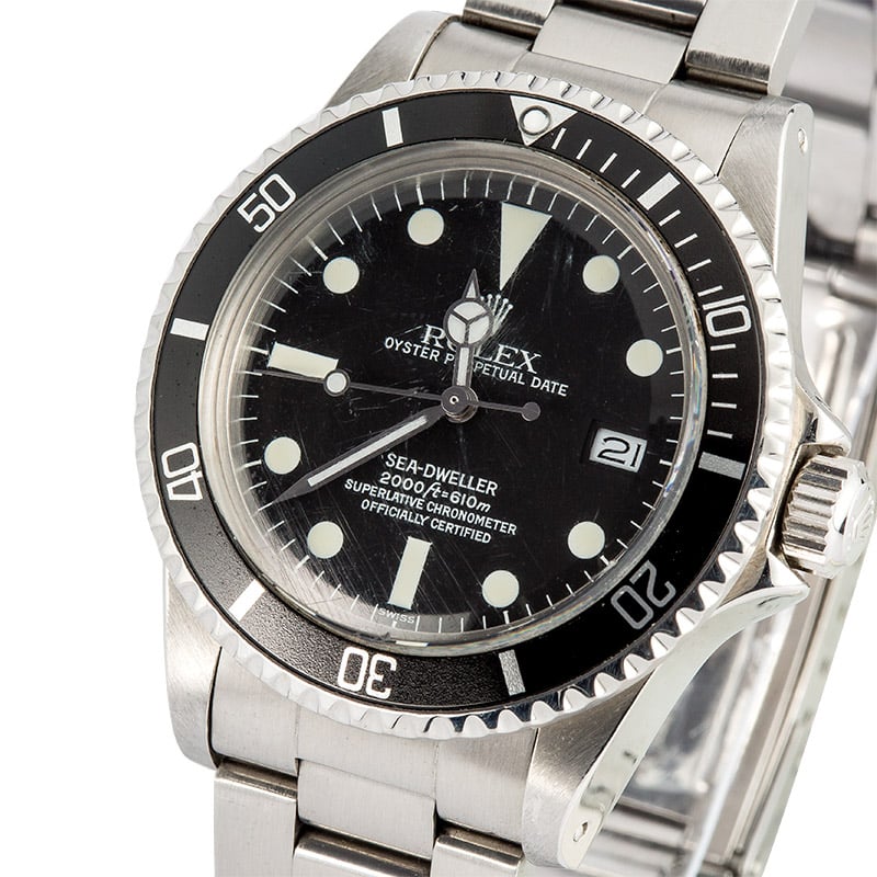 Vintage Rolex "Great White" Sea-Dweller 1665