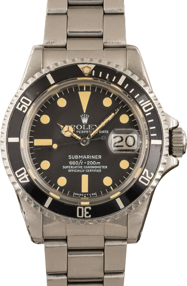 Buy Rolex Submariner 1680 | Bob's Watches - Sku: 130015