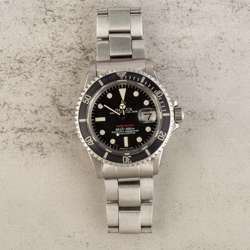 Pre-Owned Rolex Submariner 1680 Red