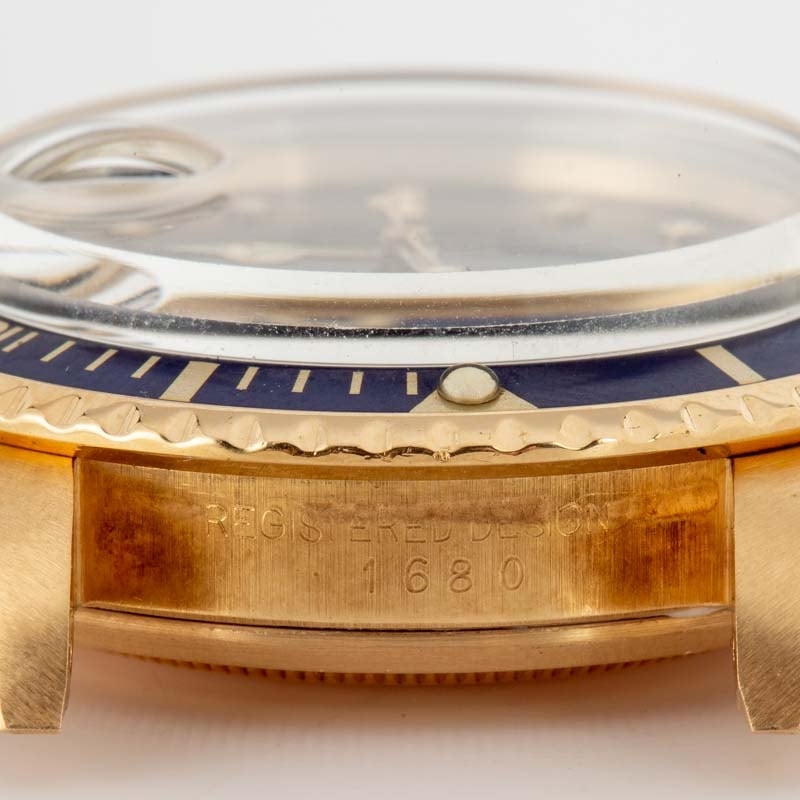 Vintage Rolex Submariner Ref 1680 Blue Dial