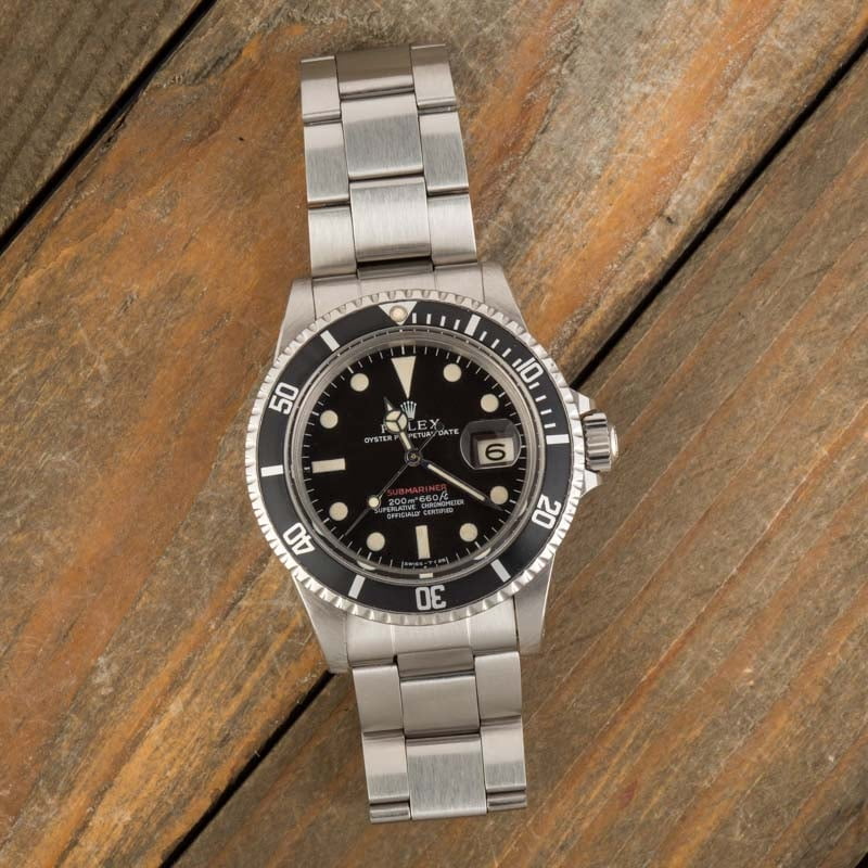 Buy Used Rolex Submariner 1680 Bob s Watches Sku 150986