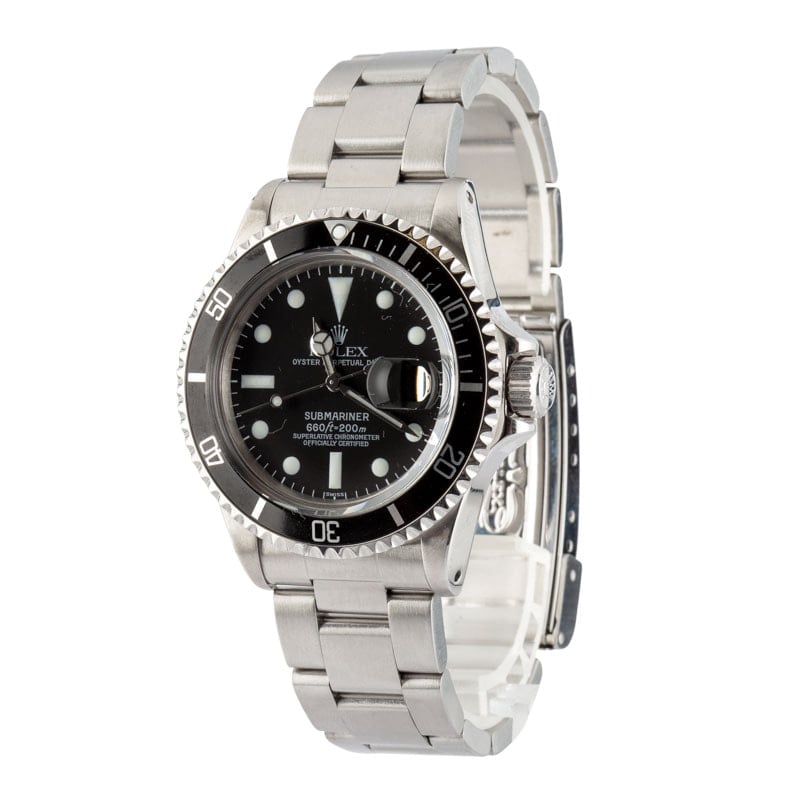 Vintage Rolex Submariner Ref 1680 Stainless Steel