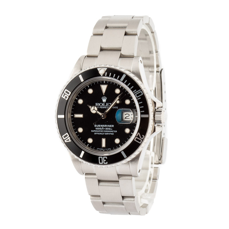 Rolex Submariner Ref 16800 Steel Oyster