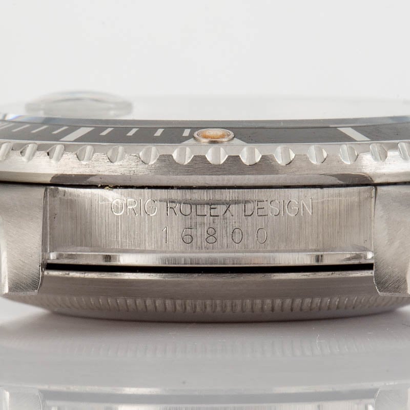 Vintage Rolex Submariner Ref 16800 Steel