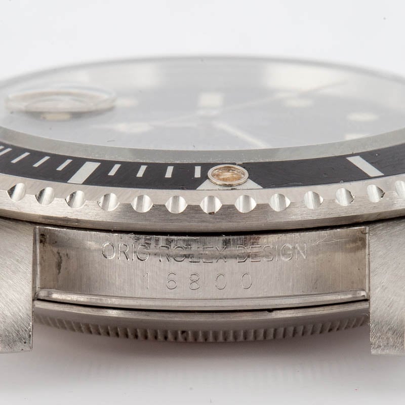Vintage Rolex Submariner 16800 Black Dial