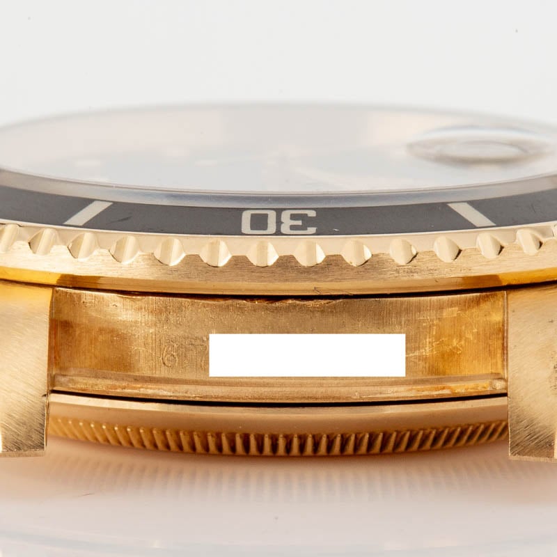 Rolex Submariner Ref 16808 18k Yellow Gold