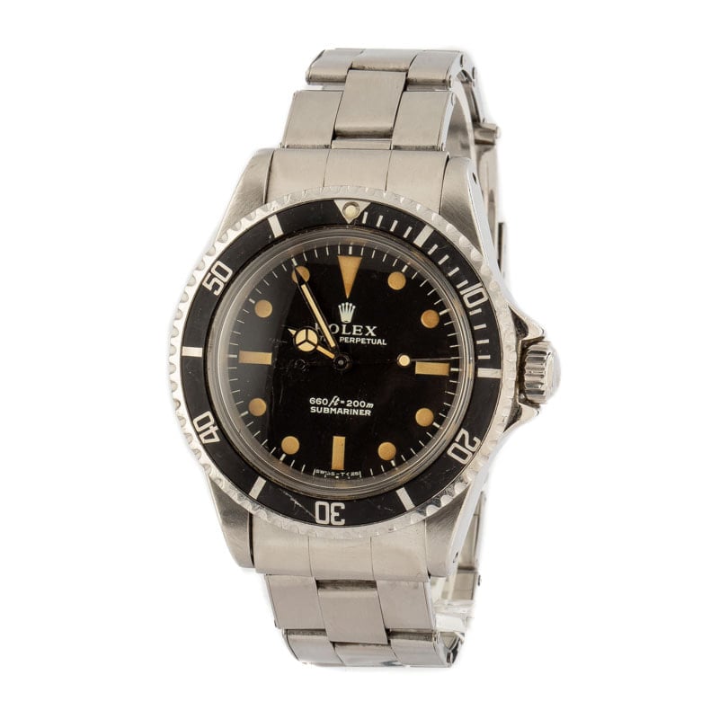 Vintage Rolex Submariner 5513 Feet First Dial