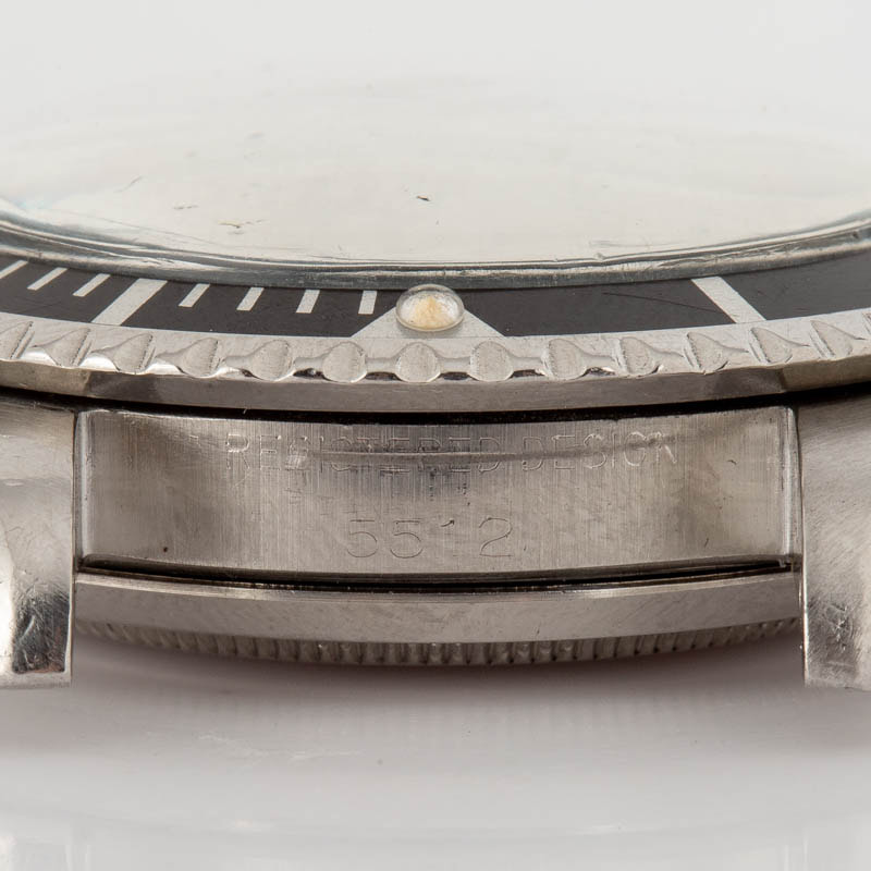 Vintage Rolex Submariner Ref 5512 Black Bezel