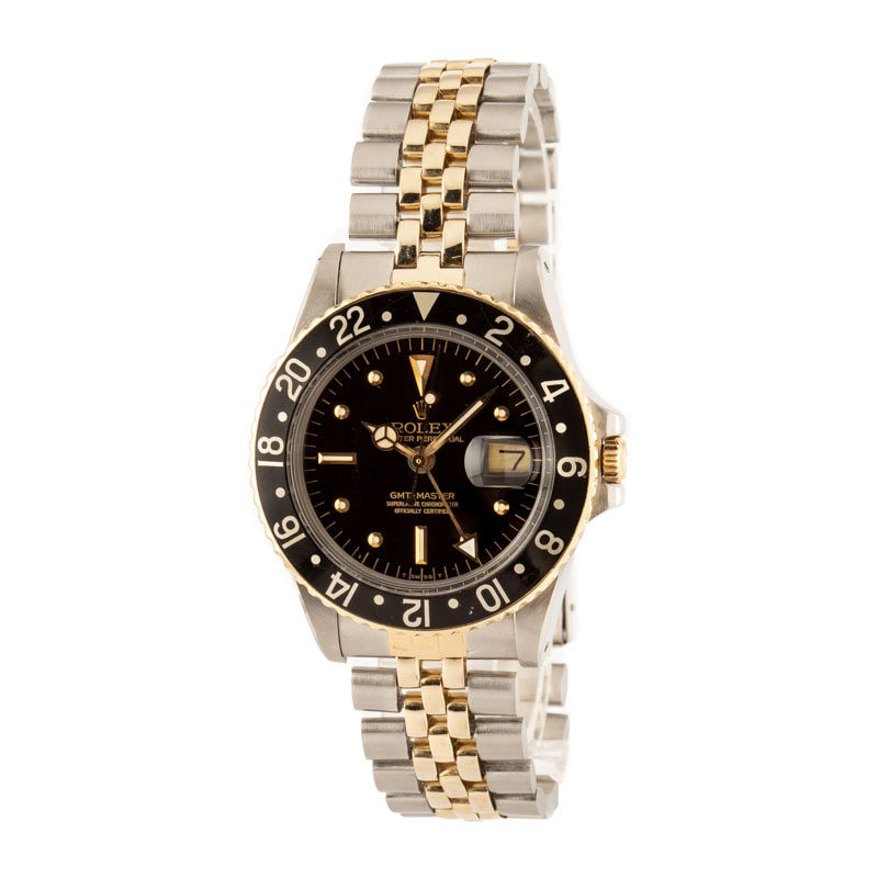 Vintage Rolex GMT-Master Ref 1675 Black Nipple Dial