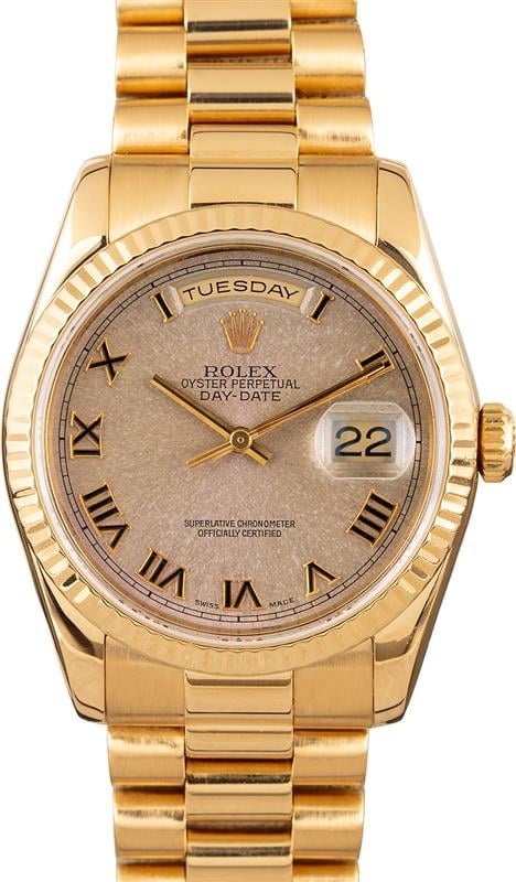 rolex gold president day date