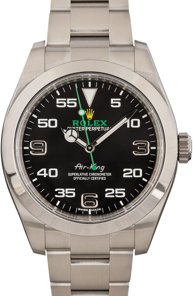 Rolex Air-King 116900 Black Arabic Dial