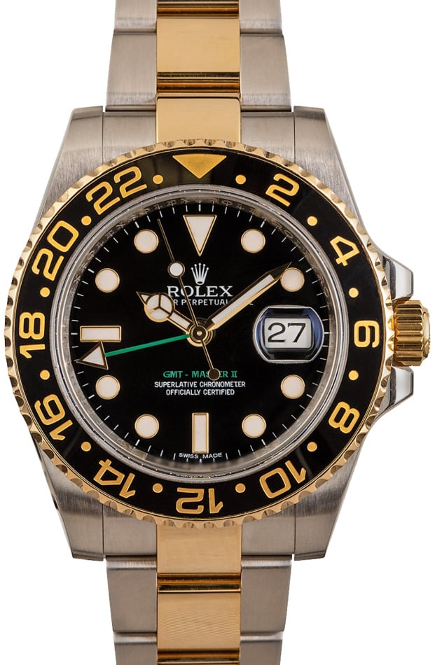 Image of Rolex GMT Master II 116713 Black Two-Tone