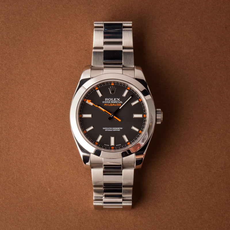 Buy Used Rolex Milgauss 116400 | Bob's Watches - Sku: 150968