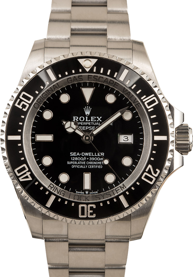 Image of Pre-Owned Rolex DeepSea 126660 Black Dial