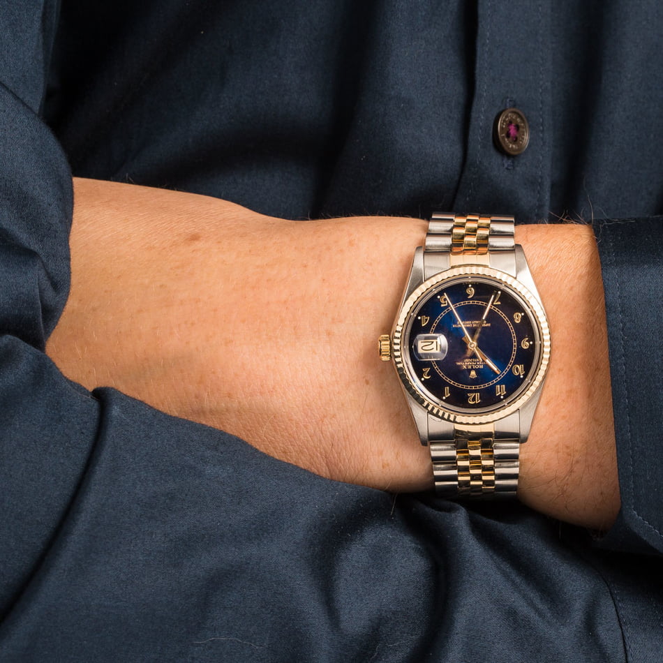 Rolex Datejust 16013 Blue Arabic