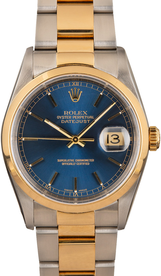 Rolex Datejust 16203 Blue Dial