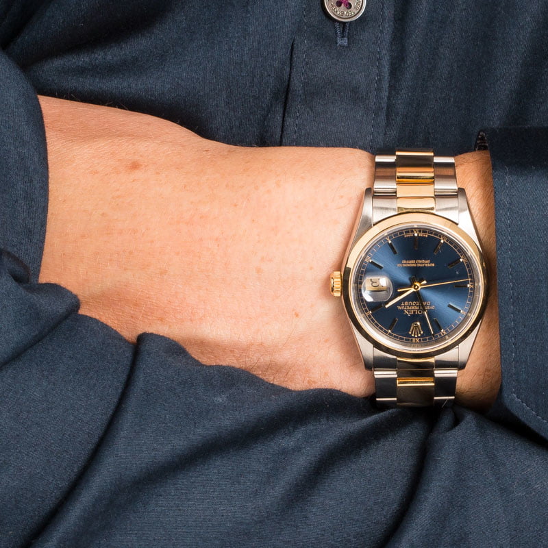 Rolex Datejust 16203 Blue Dial