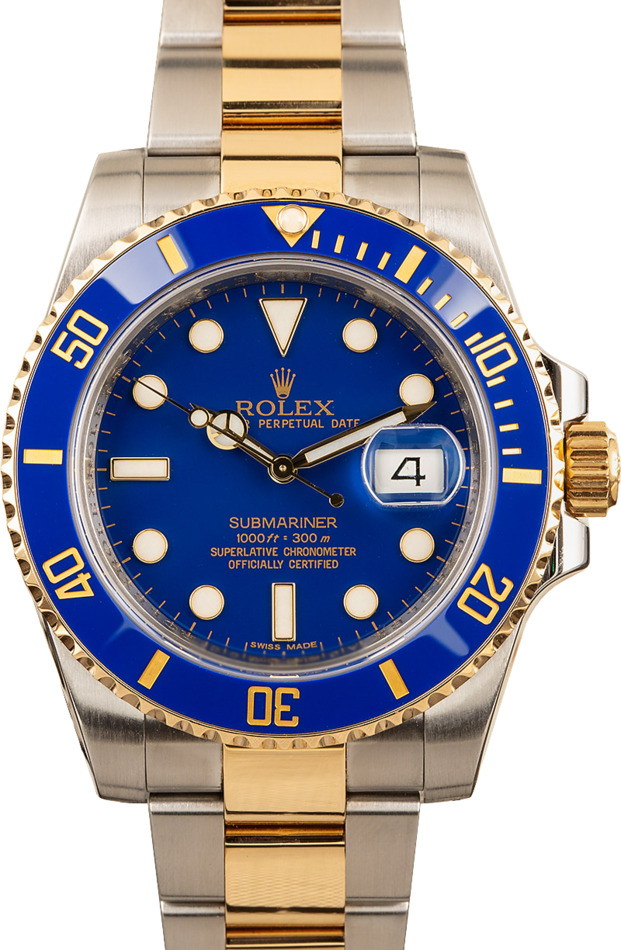 Rolex Ceramic Submariner 116613 Blue Dial