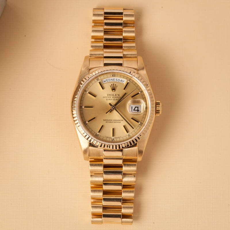 Used Rolex President Day-Date 18238 Gold