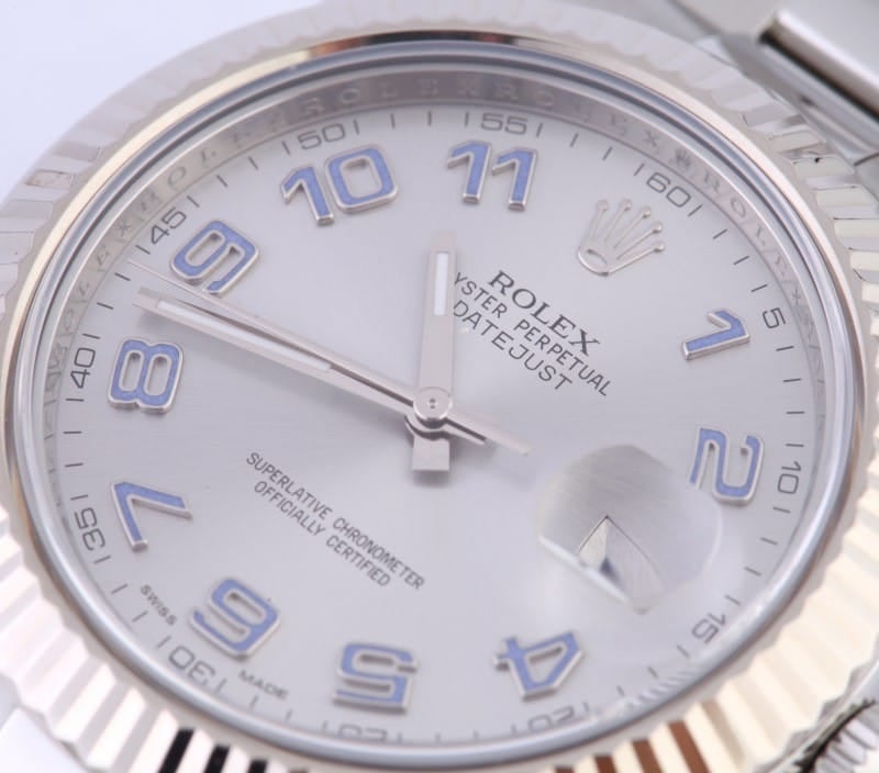 Rolex DateJust II 116334, Satin Gray Dial