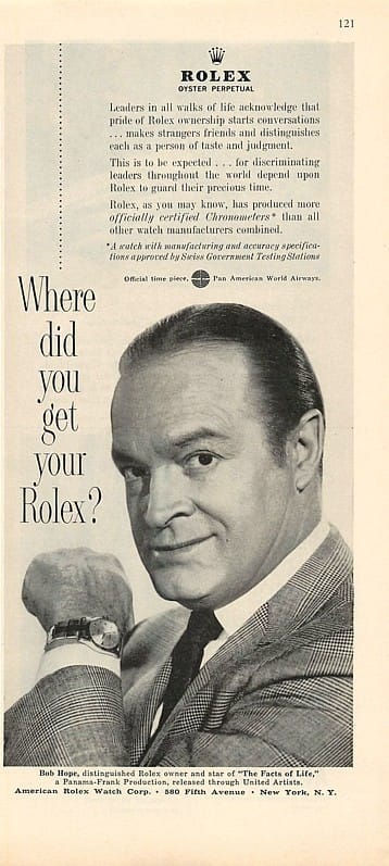 vintage rolex ad