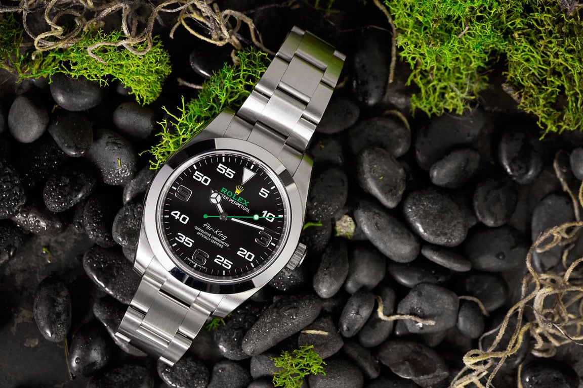 rolex air king waterproof