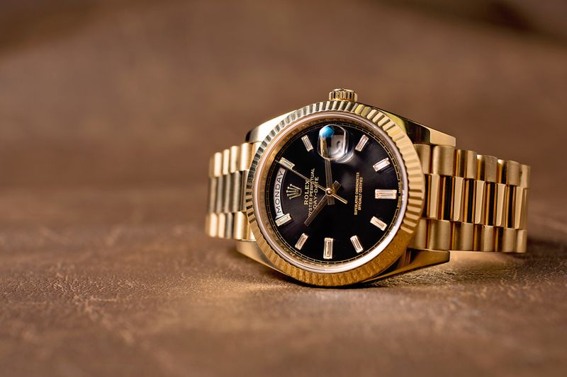 gold rolex day date for sale