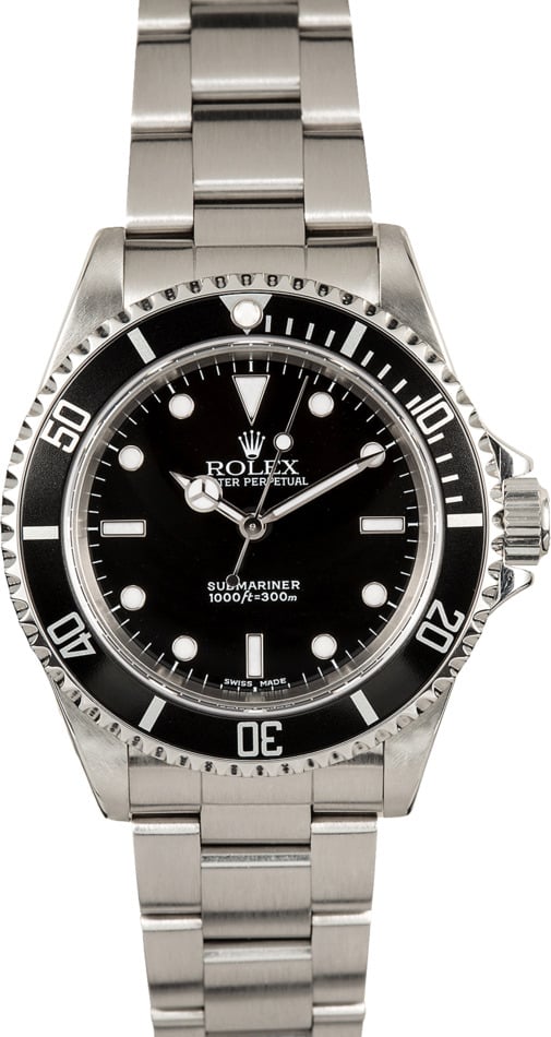 No Date Rolex Submariner 14060 100% Authentic