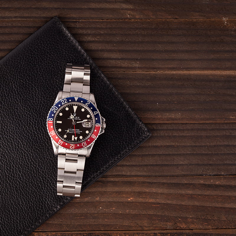 Vintage 1967 Rolex GMT-Master "Pepsi" 1675 Mark I Dial