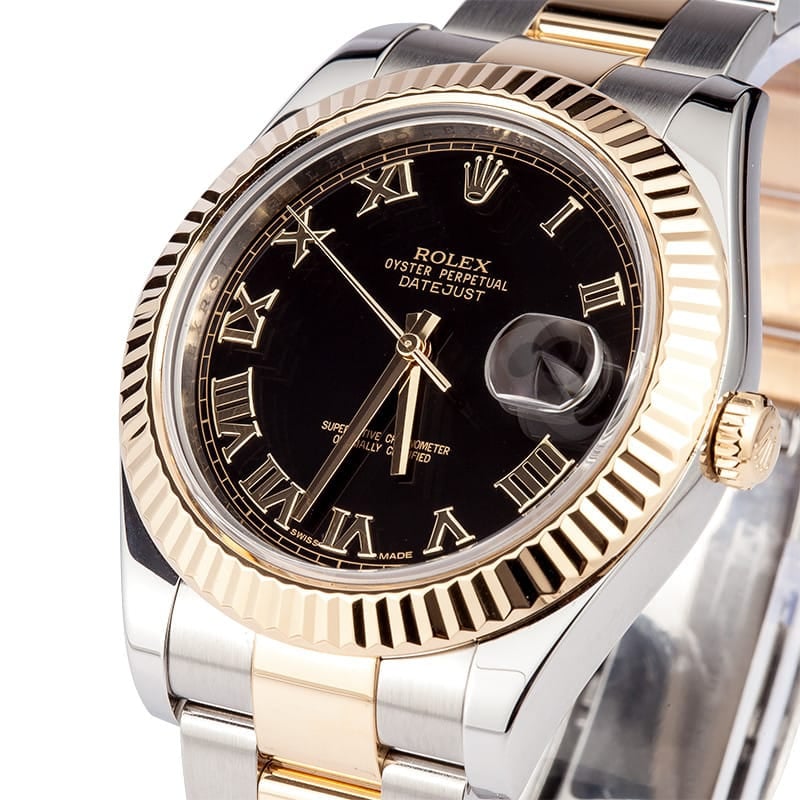 Rolex DateJust 41mm Roman Dial 116333 Mens