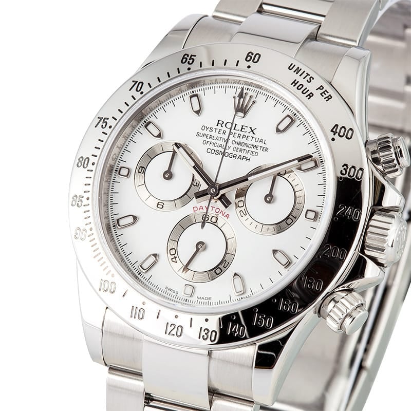 Rolex White Daytona Chronograph 116520