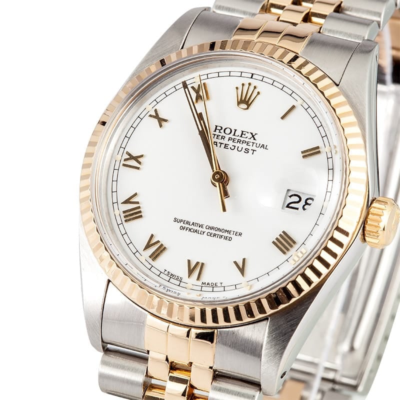 Rolex Datejust Two tone Men's 16013