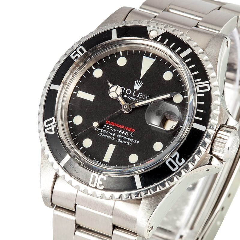 Vintage Rolex Red Letter Submariner 1680