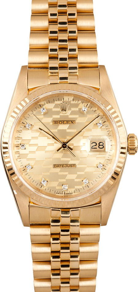 Men's Rolex DateJust Gold 16018
