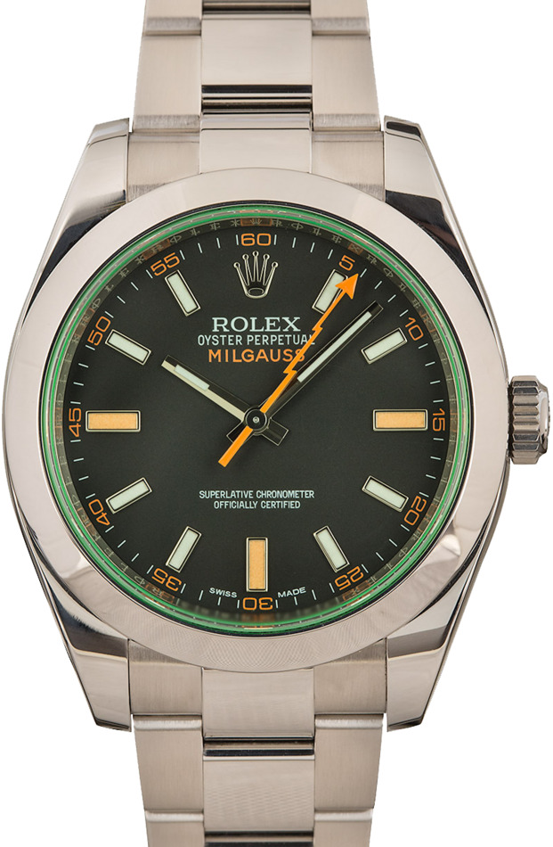 Rolex Milgauss Green Anniversary 116400V