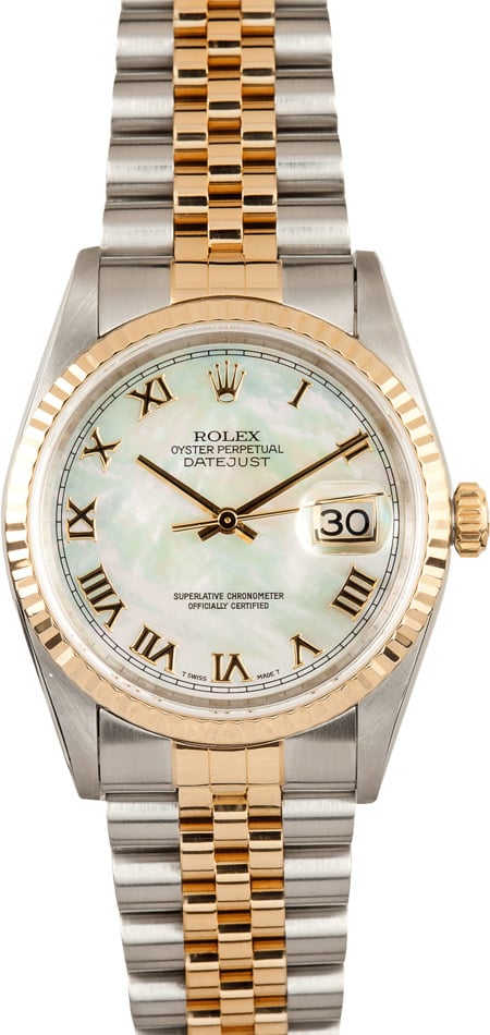 rolex oyster perpetual mother of pearl