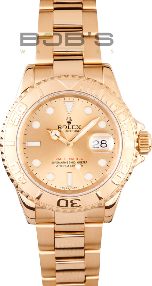 Rolex Yachtmaster 18k Yellow Gold