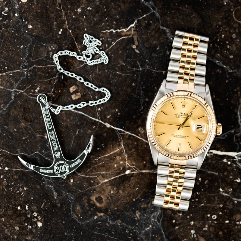 Rolex Datejust 16013 Champagne Certified Pre-Owned