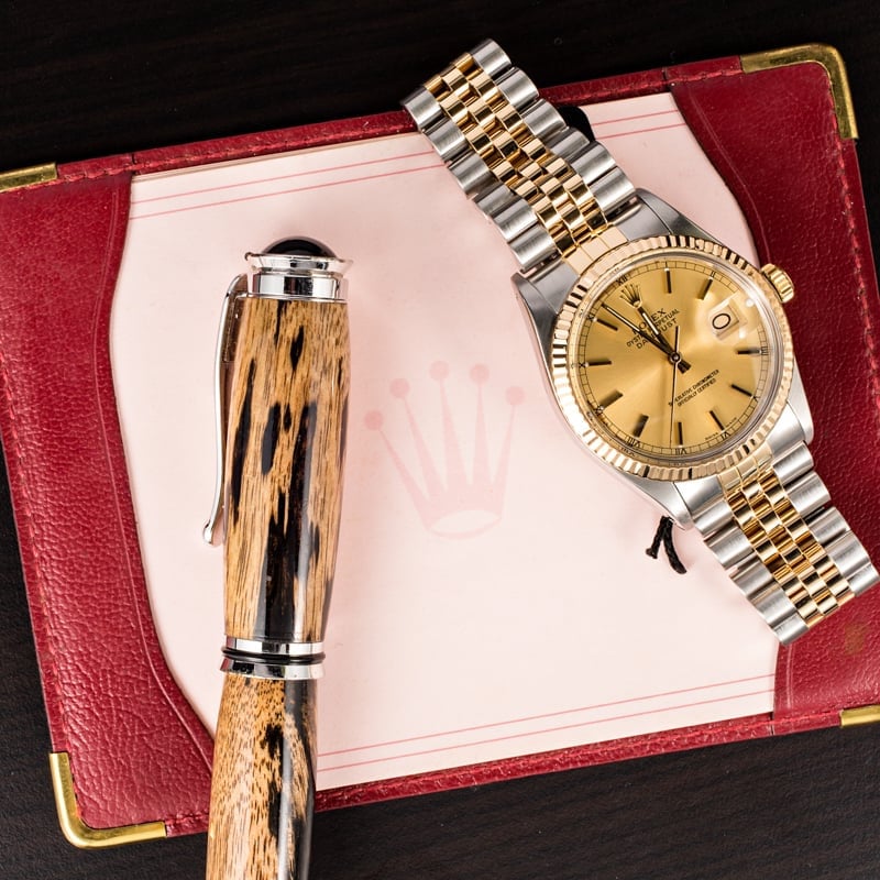 Rolex Datejust Champagne 16013 Certified Pre-Owned