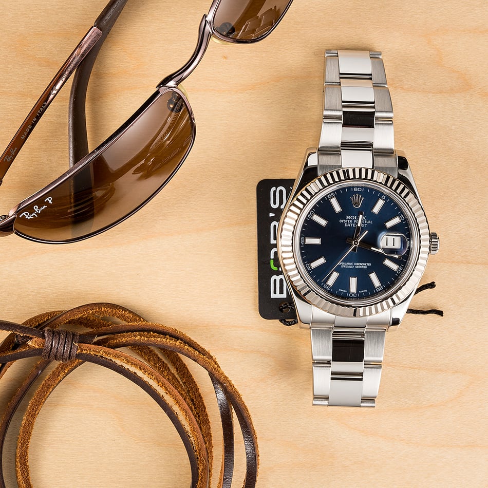 Rolex Datejust 116334 White Gold Bezel