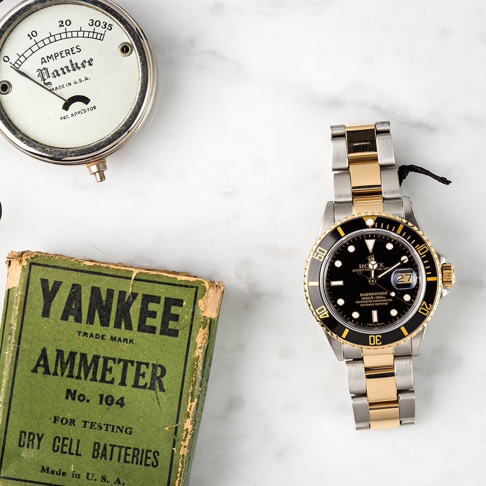 Rolex Oyster Perpetual Submariner 16803 Two-Tone